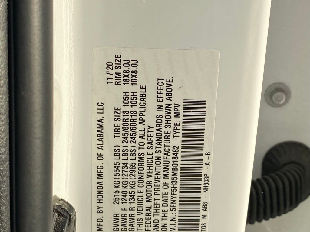 2021 Honda Pilot EX