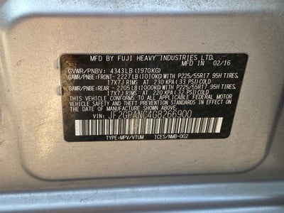 2016 Subaru Crosstrek Limited