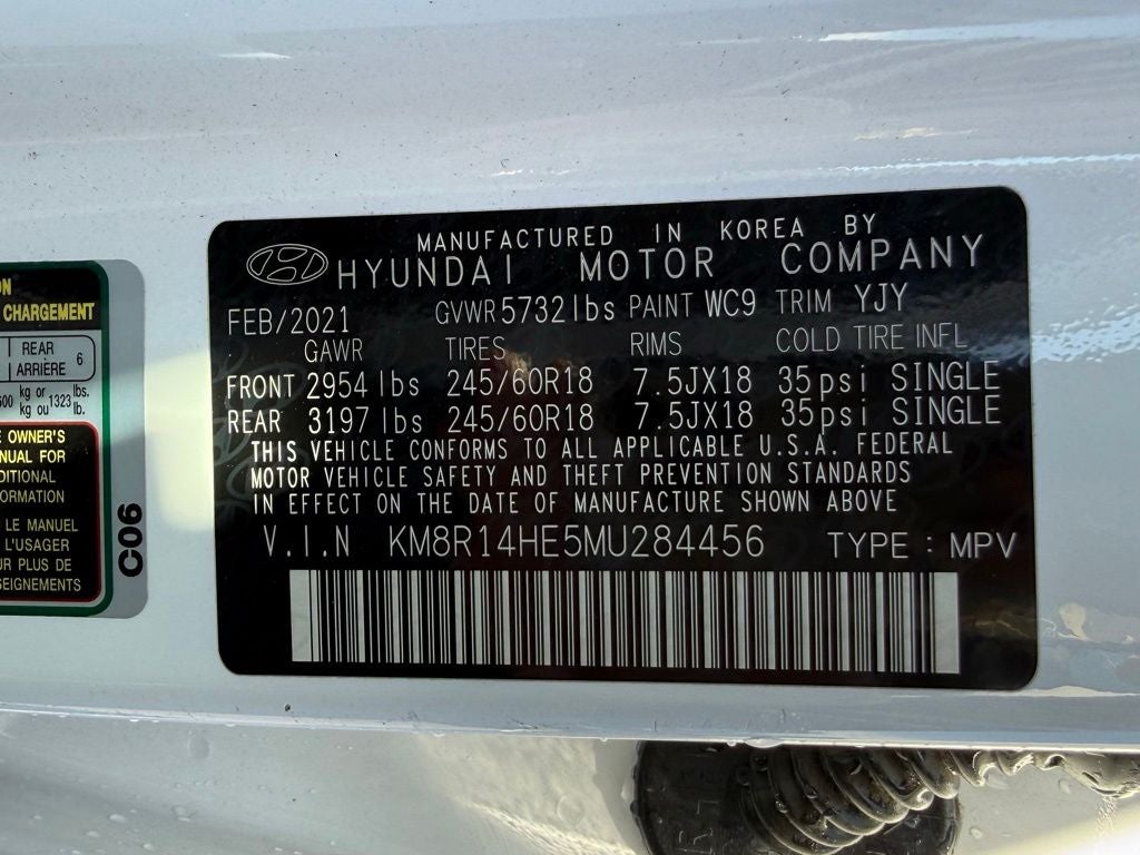 2021 Hyundai Palisade SE