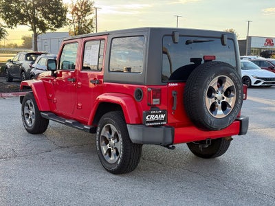2016 Jeep Wrangler Unlimited Sahara - 4WD / CARFAX ONE OWNER