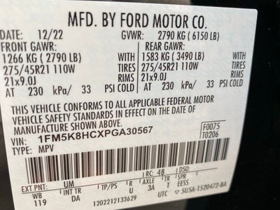 2023 Ford Explorer Platinum