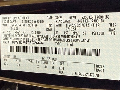 2026 Ford F-350SD Platinum