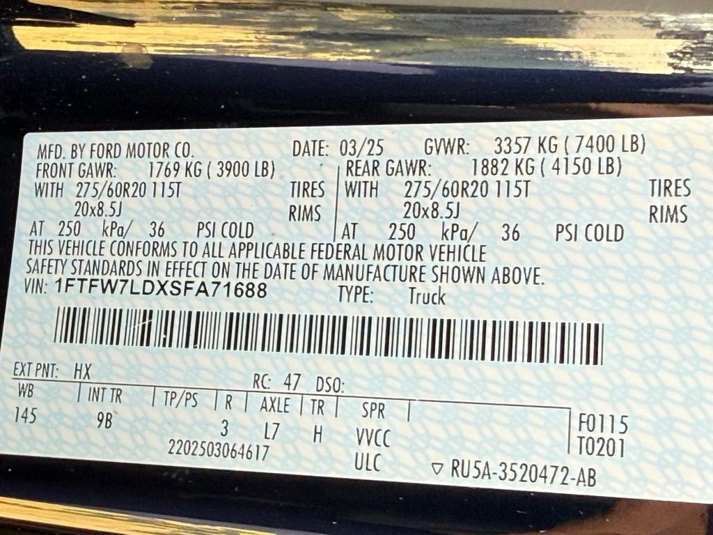 2025 Ford F-150 Platinum