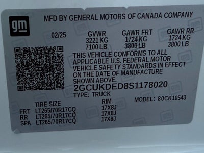 2025 Chevrolet Silverado 1500 LT - 4WD / LIFTED! / CLEAN CARFAX