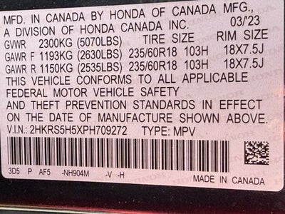 2023 Honda CR-V Hybrid Sport