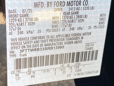 2025 Ford Maverick XL