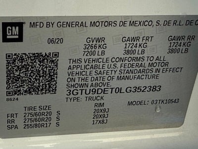 2020 GMC Sierra 1500 SLT