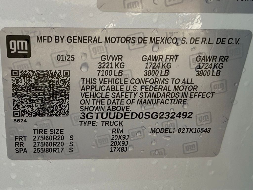 2025 GMC Sierra 1500 SLT
