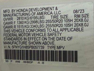 2023 Honda Pilot Elite