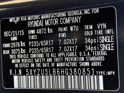 2017 Hyundai Santa Fe Sport 2.4 Base - LEATHER / CLEAN CARFAX / ONE OWNER