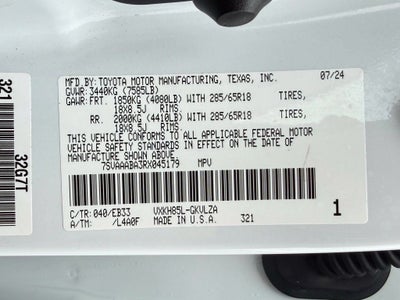 2024 Toyota Sequoia TRD Pro - 4WD / PANORAMIC SUNROOF / CLEAN CARFAX