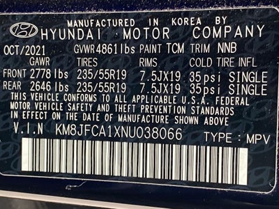 2022 Hyundai Tucson Hybrid SEL Convenience