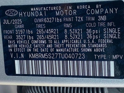 2026 Hyundai Palisade Calligraphy