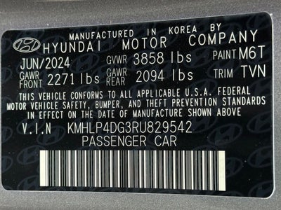2024 Hyundai Elantra Limited