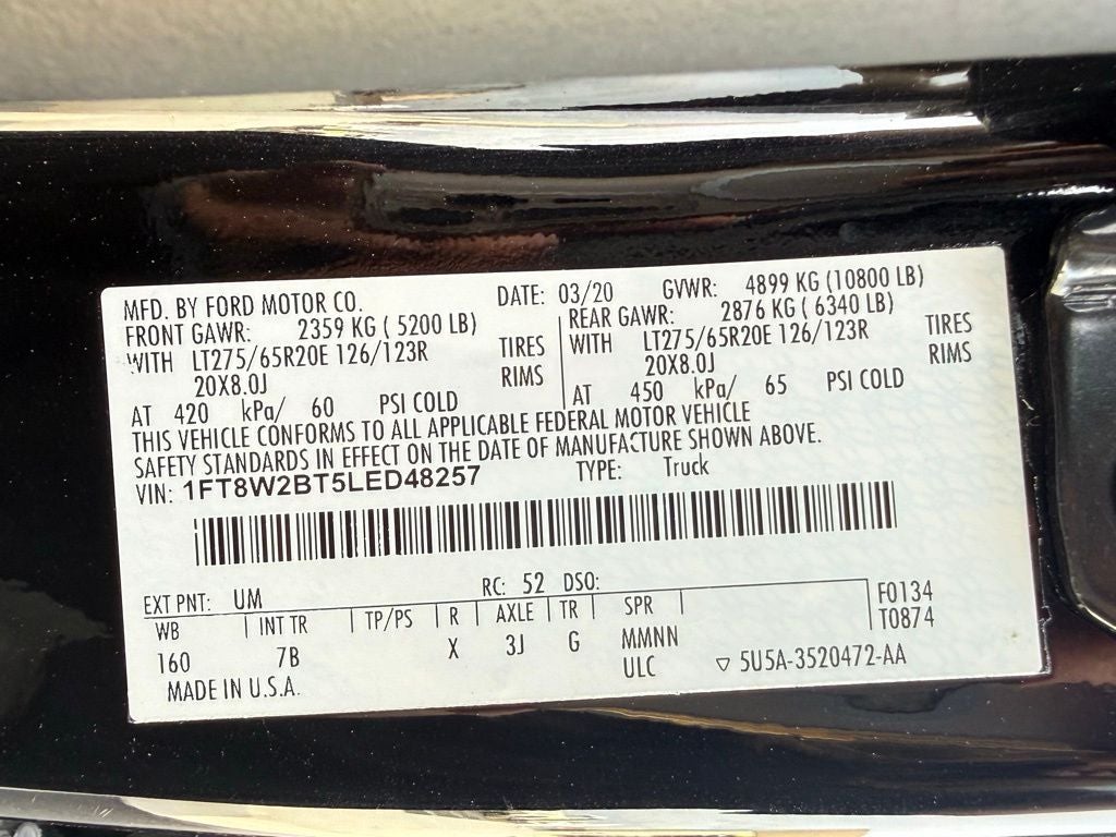 2020 Ford F-250SD Platinum