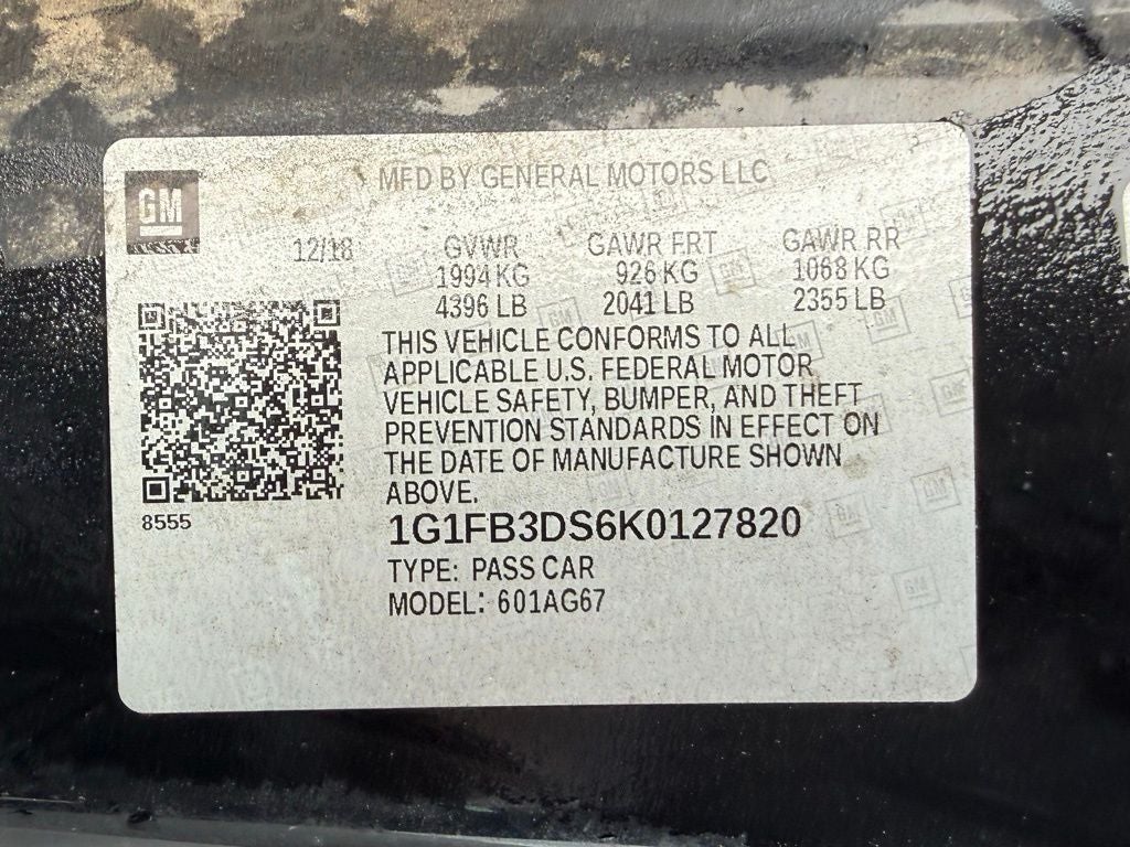 2019 Chevrolet Camaro 1LT