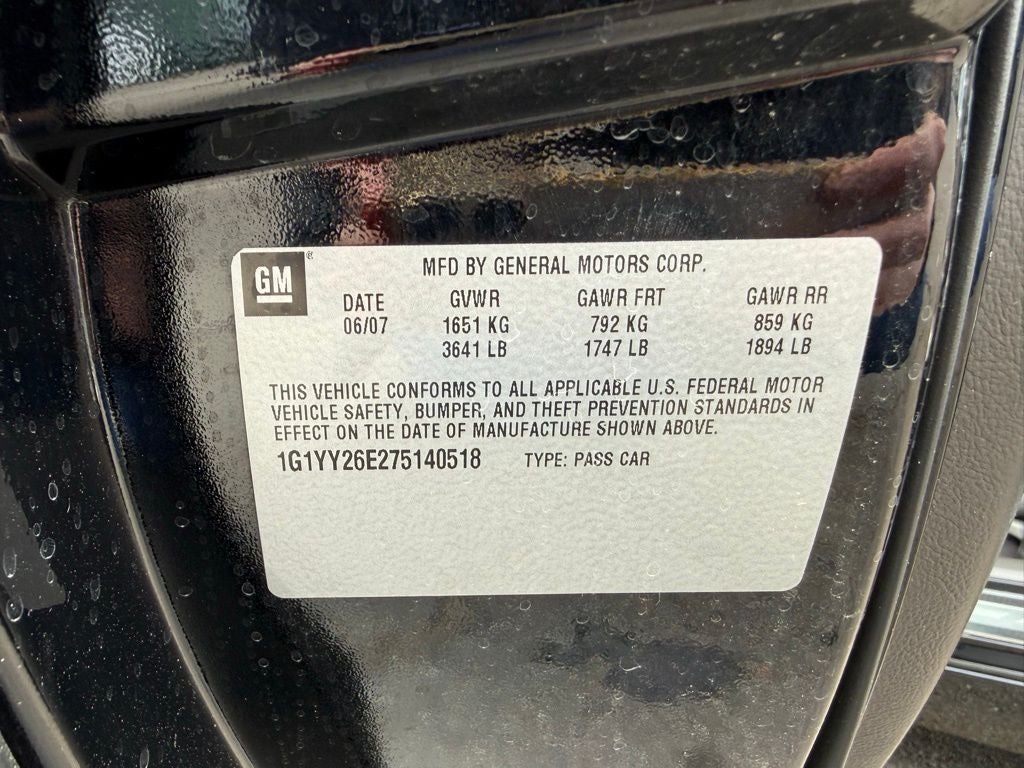 2007 Chevrolet Corvette Z06 Hardtop