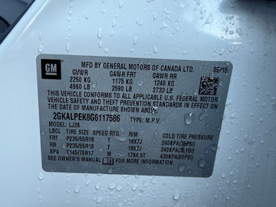 2016 GMC Terrain SLT