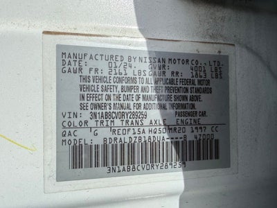 2024 Nissan Sentra SV