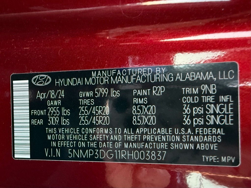 2024 Hyundai Santa Fe Hybrid Limited