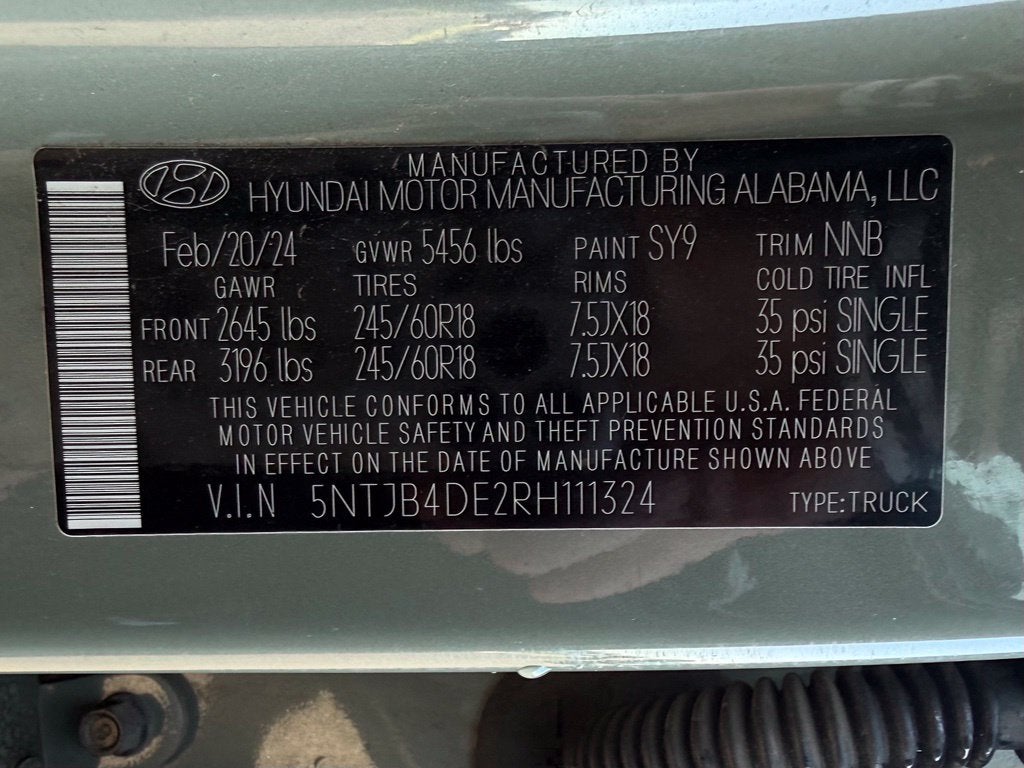 2024 Hyundai Santa Cruz SEL