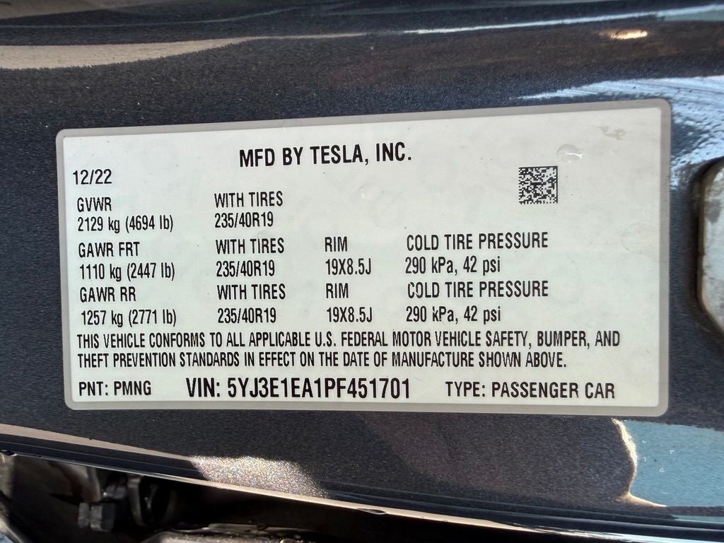 2023 Tesla Model 3 Base