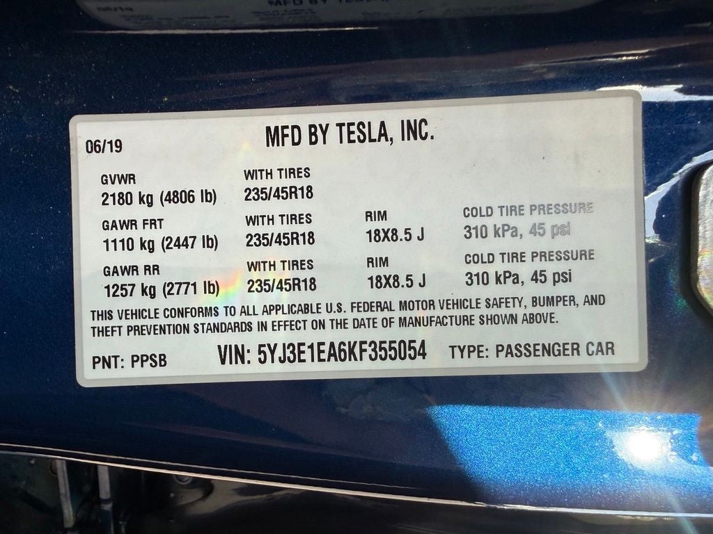 2019 Tesla Model 3 FSD Subcsription Capable