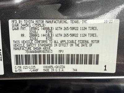 2024 Toyota Sequoia Capstone