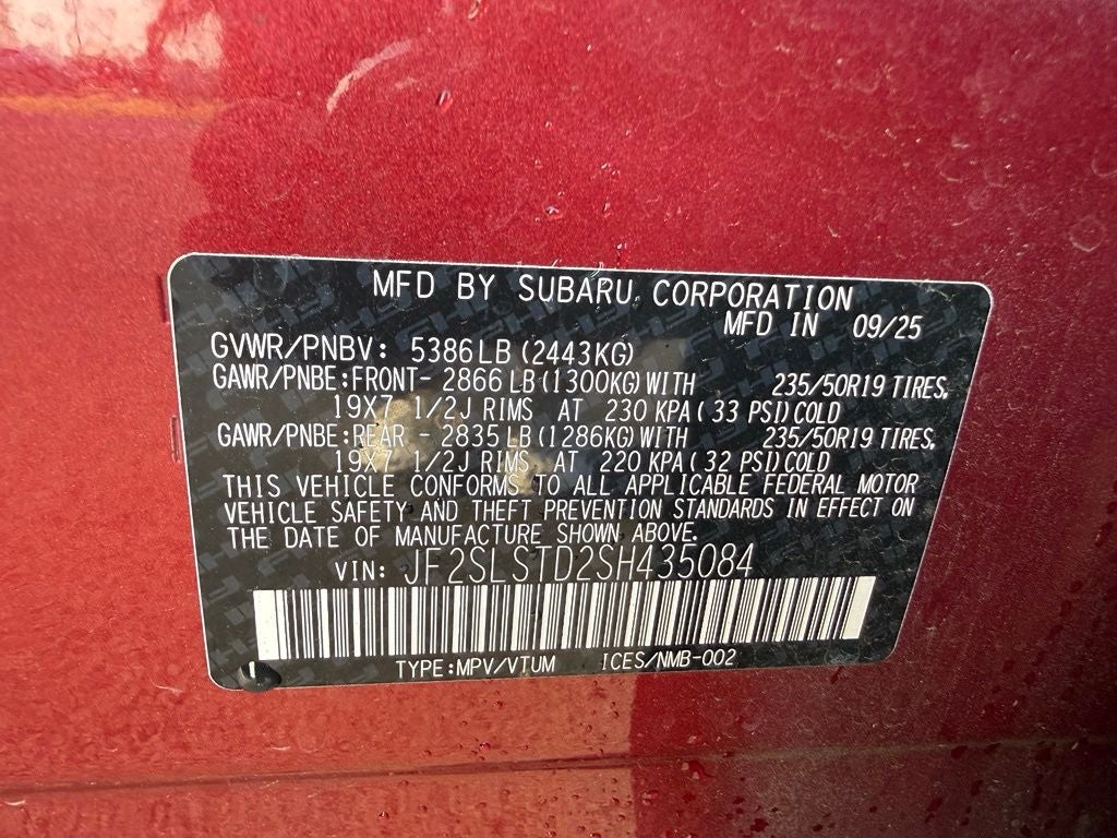 2025 Subaru Forester Hybrid Touring