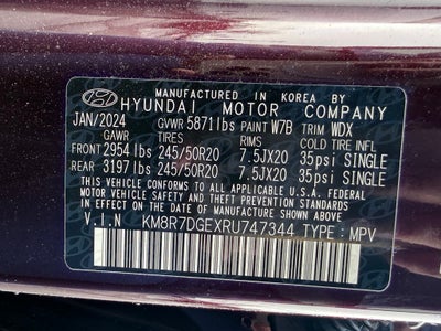 2024 Hyundai Palisade Calligraphy