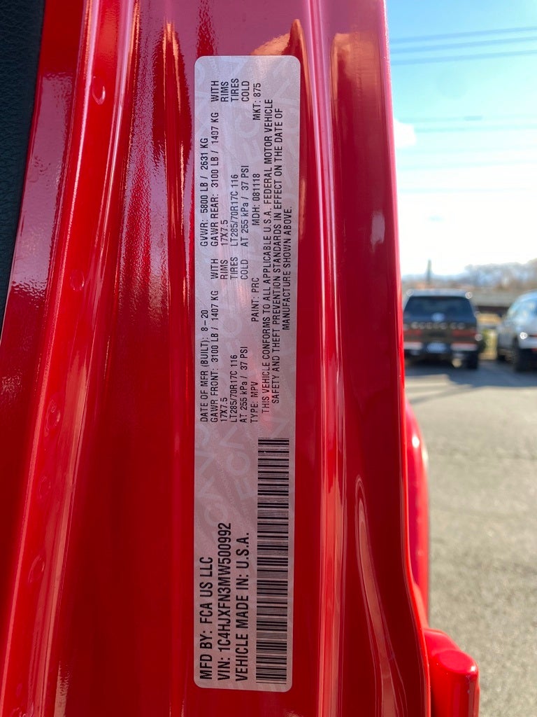 2021 Jeep Wrangler Unlimited Rubicon