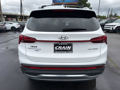 2022 Hyundai Santa Fe Hybrid Blue