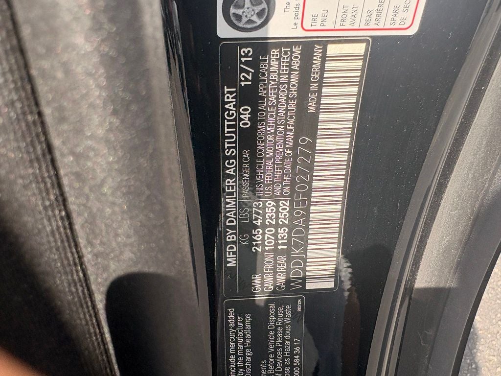 2014 Mercedes-Benz SL-Class SL 550