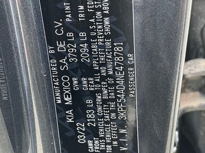 2022 Kia Forte GT-Line