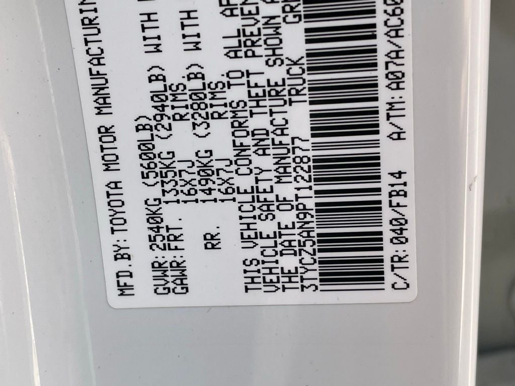 2023 Toyota Tacoma SR5 V6