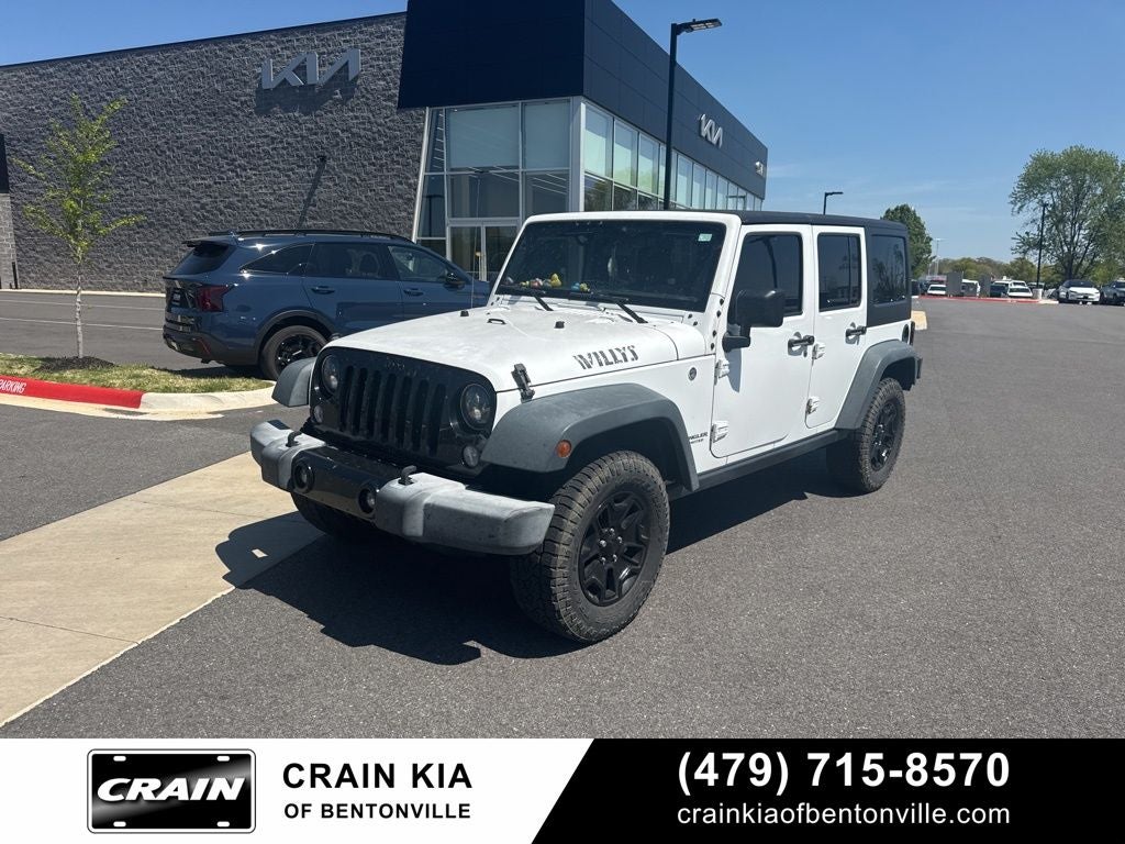 2016 Jeep Wrangler Unlimited Willys - 4WD / CLEAN CARFAX