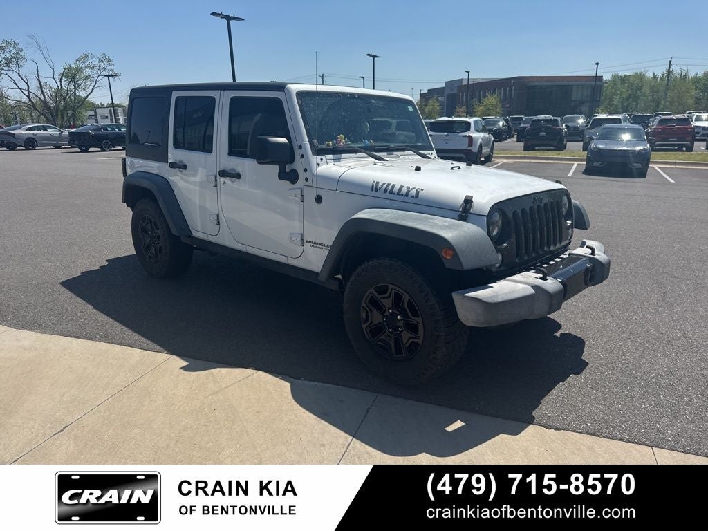 2016 Jeep Wrangler Unlimited Willys - 4WD / CLEAN CARFAX
