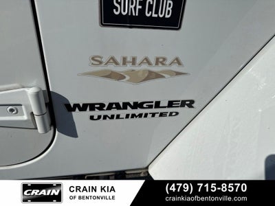 2013 Jeep Wrangler Unlimited Sahara - 4WD / CLEAN CARFAX / ONE OWNER