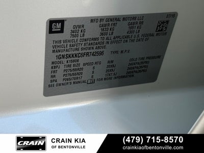 2015 Chevrolet Suburban LTZ - WHOLESALE / AS-IS