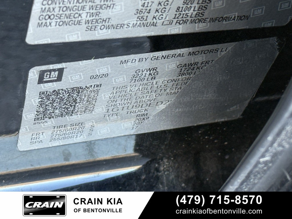 2020 GMC Sierra 1500 SLT - 4WD / CLEAN CARFAX