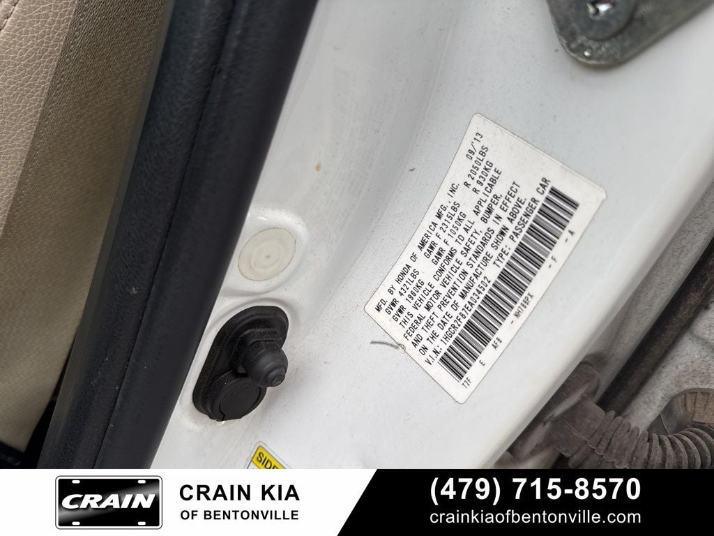 2014 Honda Accord EX-L - WHOLESALE / AS-IS