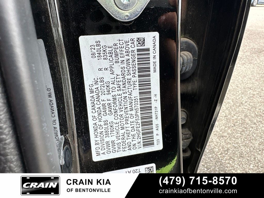 2023 Honda Civic Sport - CLEAN CARFAX / ONE OWNER