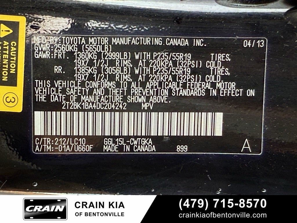 2013 Lexus RX 350 - AWD / SUNROOF