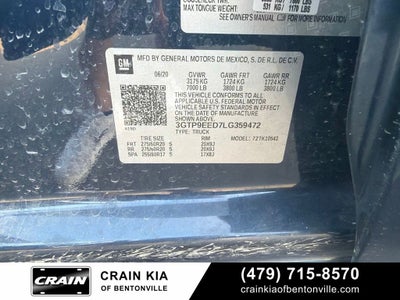 2020 GMC Sierra 1500 AT4 Premium - 4WD / SUNROOF / CLEAN CARFAX