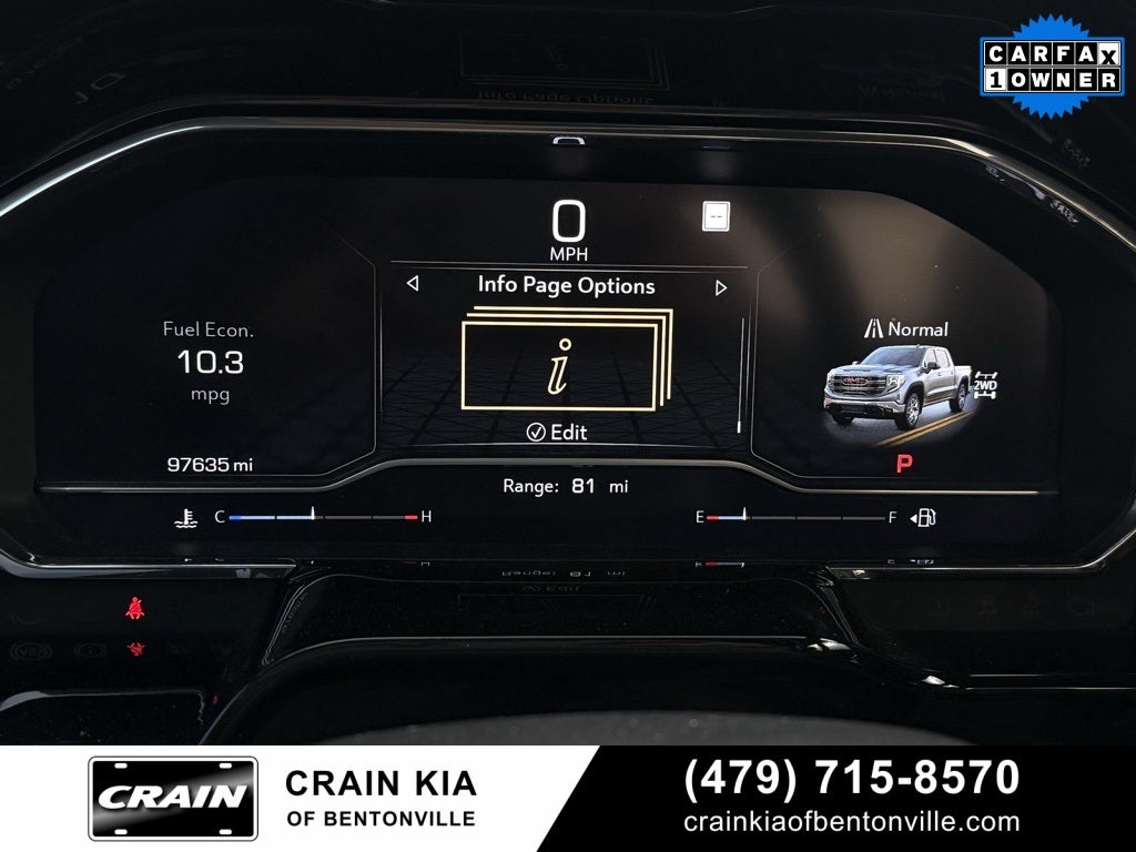 2023 GMC Sierra 1500 SLT - 4WD / CARFAX ONE OWNER