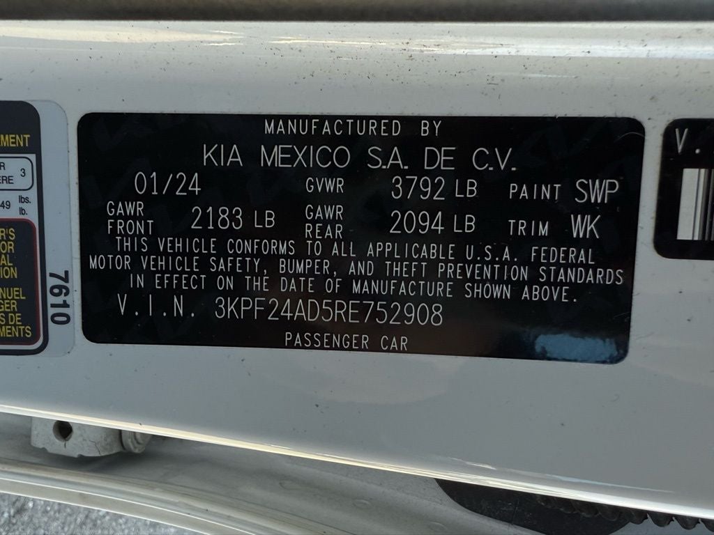 2024 Kia Forte LXS - KIA CPO / CLEAN CARFAX / ONE OWNER