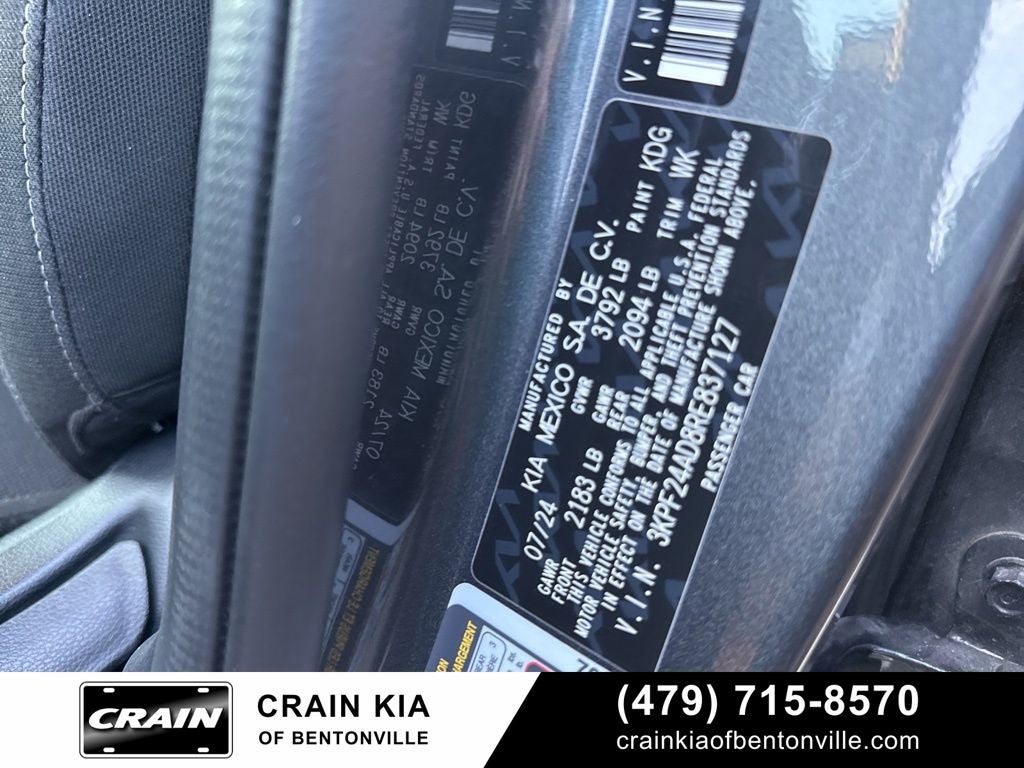 2024 Kia Forte LXS - KIA CPO / CLEAN CARFAX / ONE OWNER