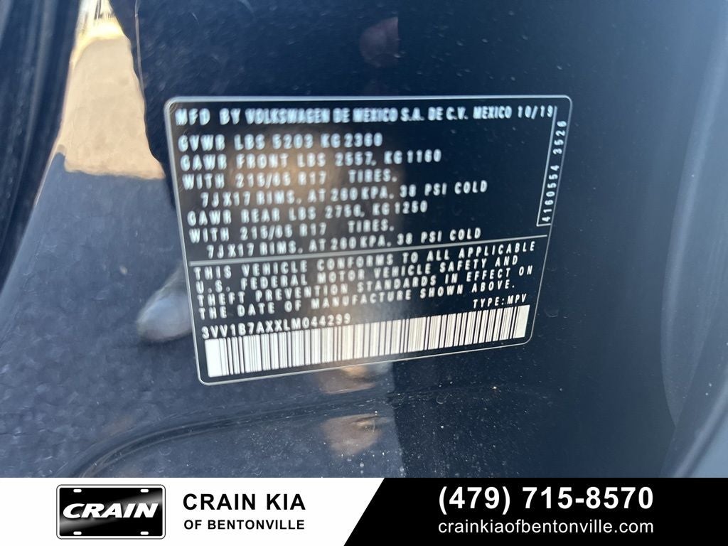 2020 Volkswagen Tiguan 2.0T S