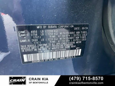 2025 Subaru Outback Premium - AWD / CLEAN CARFAX / ONE OWNER