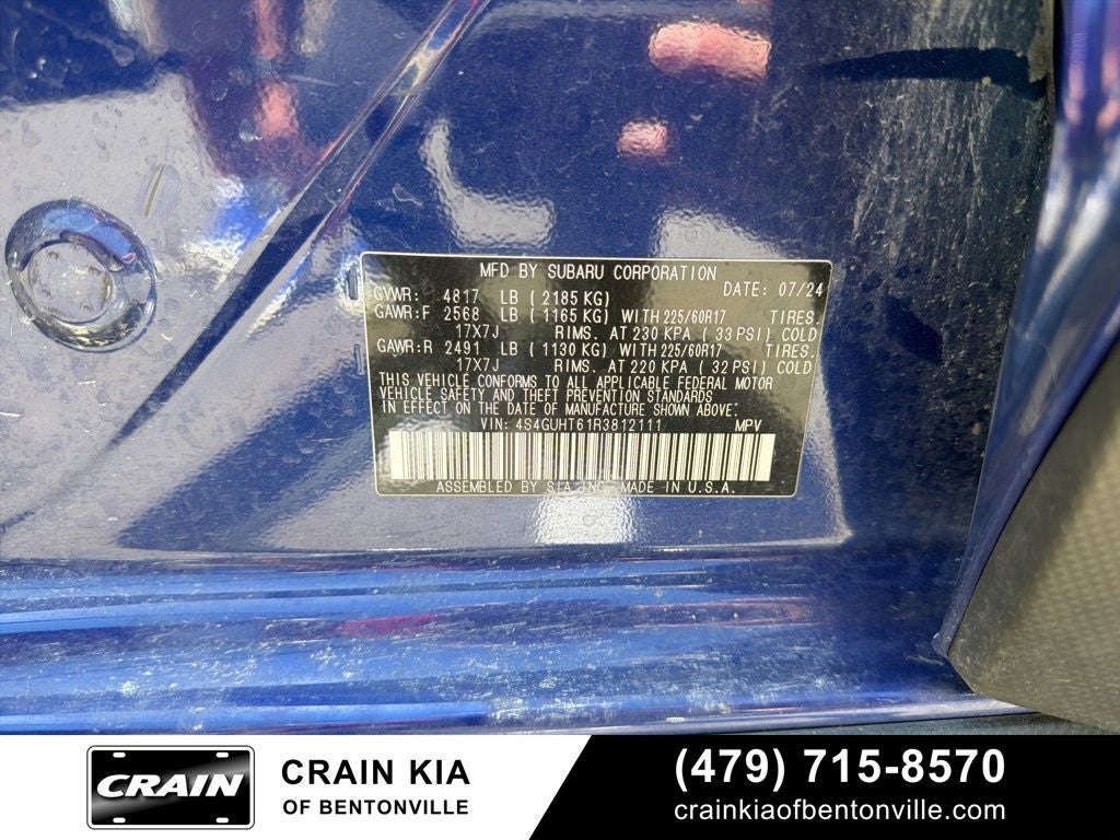 2024 Subaru Crosstrek Wilderness - AWD / CLEAN CARFAX / ONE OWNER